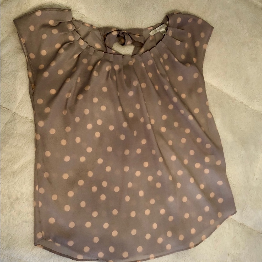 Lauren Conrad Polka Dot Top